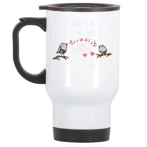 Life's A Pitch And Then You Sing Barbershop Quartet Singer Stainless Steel Travel Mug