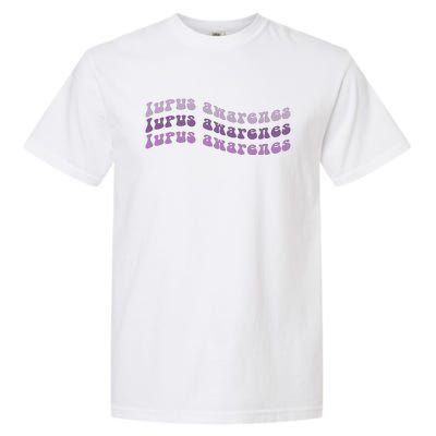 Lupus Awareness Purple Lupus Warrior Garment-Dyed Heavyweight T-Shirt