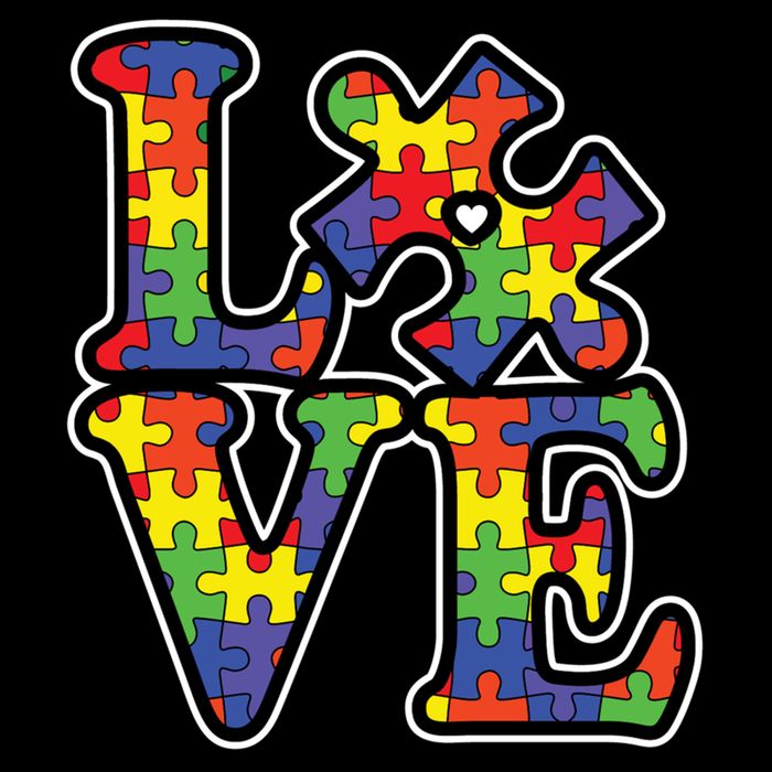 Love Autism Puzzle Piece Tank Top