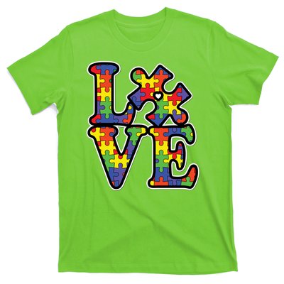 Love Autism Puzzle Piece T-Shirt