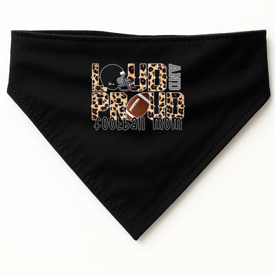 Loud And Proud Football Mom USA-Made Doggie Bandana