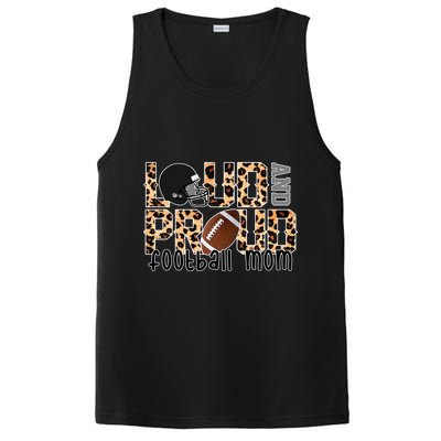 Loud And Proud Football Mom PosiCharge Competitor Tank