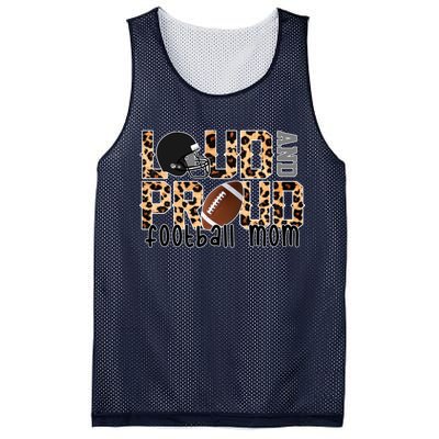 Loud And Proud Football Mom Mesh Reversible Basketball Jersey Tank