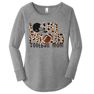 Loud And Proud Football Mom Women's Perfect Tri Tunic Long Sleeve Shirt