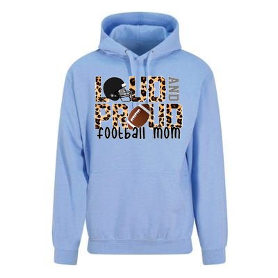 Loud And Proud Football Mom Unisex Surf Hoodie