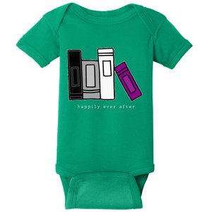 LGBTQ Asexual Pride Books LGBTQIA Pride Month Asexual Baby Bodysuit