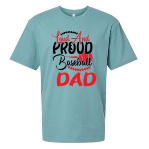 Loud And Proud Baseball Dad For Family Matching Father's Day Sueded Cloud Jersey T-Shirt