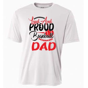 Loud And Proud Baseball Dad For Family Matching Father's Day Cooling Performance Crew T-Shirt