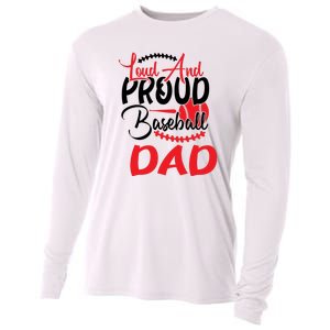 Loud And Proud Baseball Dad For Family Matching Father's Day Cooling Performance Long Sleeve Crew