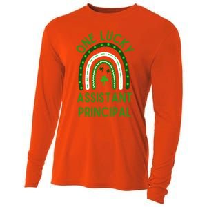 Lucky Assistant Principal Gift St Patricks Assistant Principal Gift Cooling Performance Long Sleeve Crew