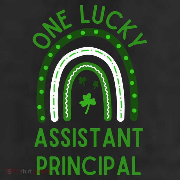 Lucky Assistant Principal Gift St Patricks Assistant Principal Gift 7 Panel Mesh Trucker Snapback Hat
