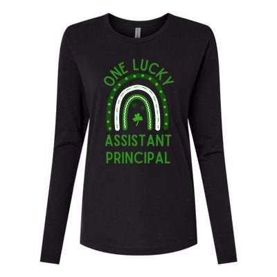 Lucky Assistant Principal Gift St Patricks Assistant Principal Gift Womens Cotton Relaxed Long Sleeve T-Shirt