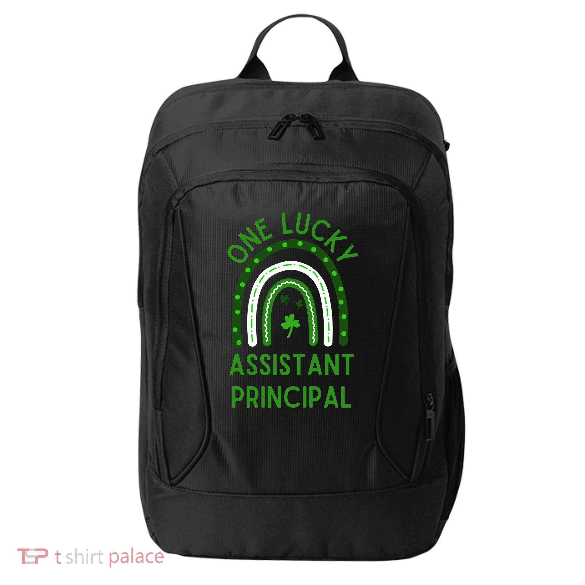 Lucky Assistant Principal Gift St Patricks Assistant Principal Gift City Backpack