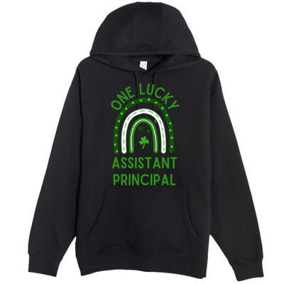 Lucky Assistant Principal Gift St Patricks Assistant Principal Gift Premium Pullover Hoodie