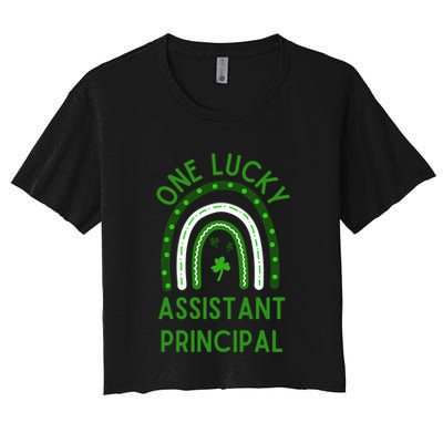 Lucky Assistant Principal Gift St Patricks Assistant Principal Gift Crop Top