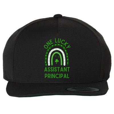 Lucky Assistant Principal Gift St Patricks Assistant Principal Gift Wool Snapback Cap