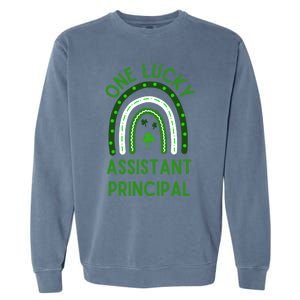 Lucky Assistant Principal Gift St Patricks Assistant Principal Gift Garment-Dyed Sweatshirt