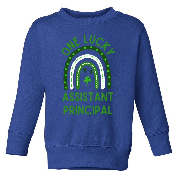 Lucky Assistant Principal Gift St Patricks Assistant Principal Gift Toddler Sweatshirt