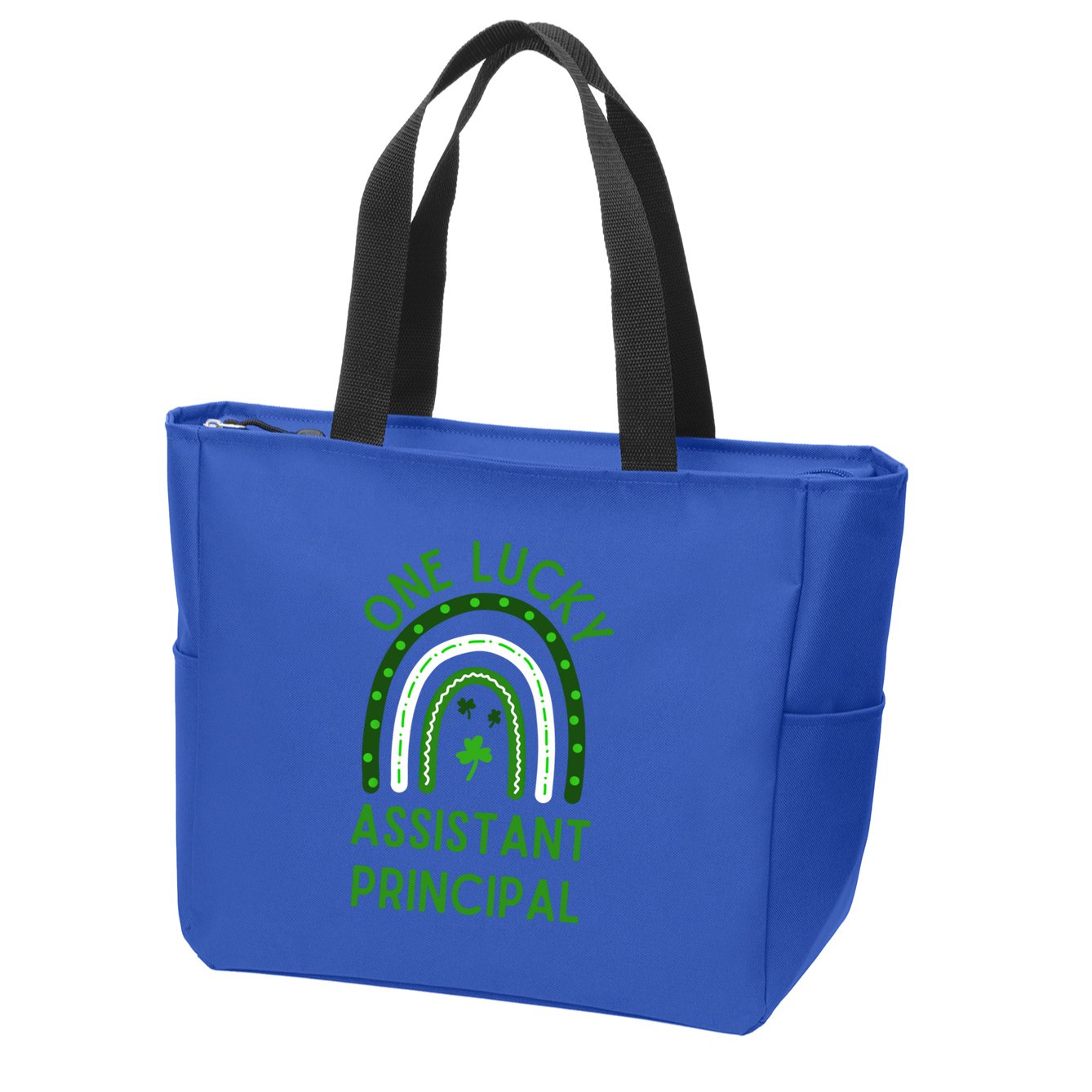 Lucky Assistant Principal Gift St Patricks Assistant Principal Gift Zip Tote Bag