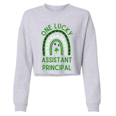 Lucky Assistant Principal Gift St Patricks Assistant Principal Gift Cropped Pullover Crew