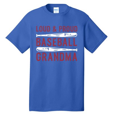 Loud And Proud Baseball Grandma Gift Tall T-Shirt