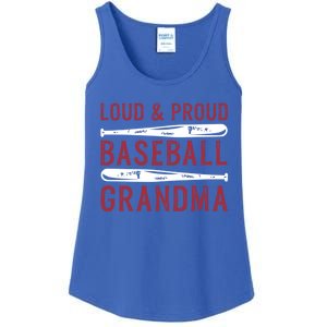 Loud And Proud Baseball Grandma Gift Ladies Essential Tank