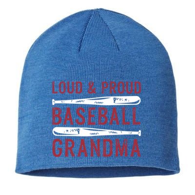 Loud And Proud Baseball Grandma Gift Sustainable Beanie