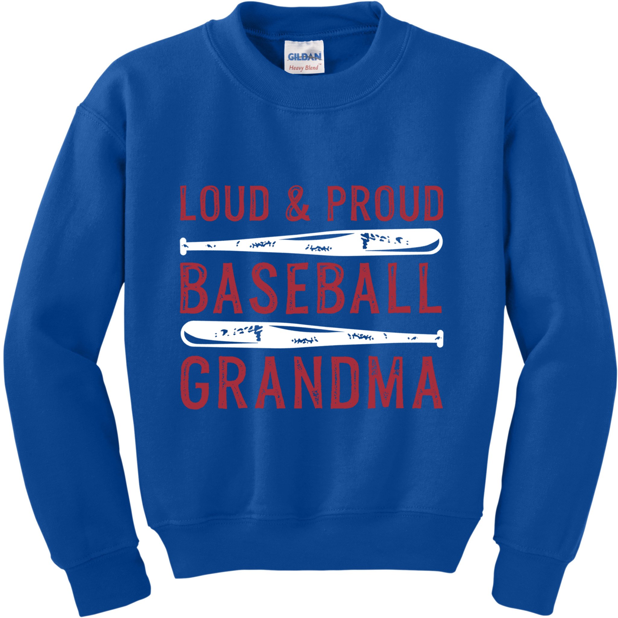 Loud And Proud Baseball Grandma Gift Kids Sweatshirt