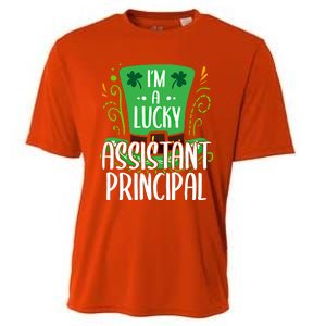 Lucky Assistant Principal St Paddys Day Assistant Principals Gift Cooling Performance Crew T-Shirt