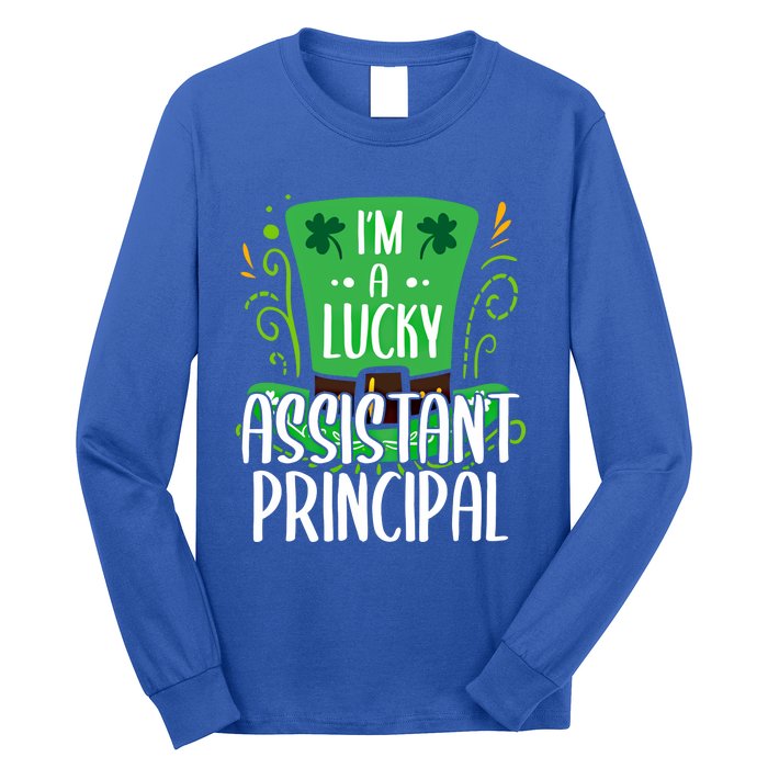 Lucky Assistant Principal St Paddys Day Assistant Principals Gift Long Sleeve Shirt