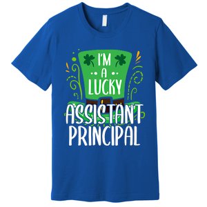 Lucky Assistant Principal St Paddys Day Assistant Principals Gift Premium T-Shirt