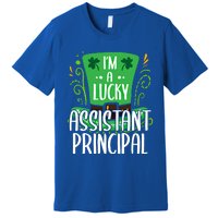 Lucky Assistant Principal St Paddys Day Assistant Principals Gift Premium T-Shirt