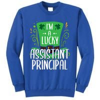 Lucky Assistant Principal St Paddys Day Assistant Principals Gift Tall Sweatshirt