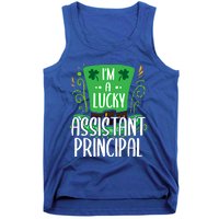 Lucky Assistant Principal St Paddys Day Assistant Principals Gift Tank Top