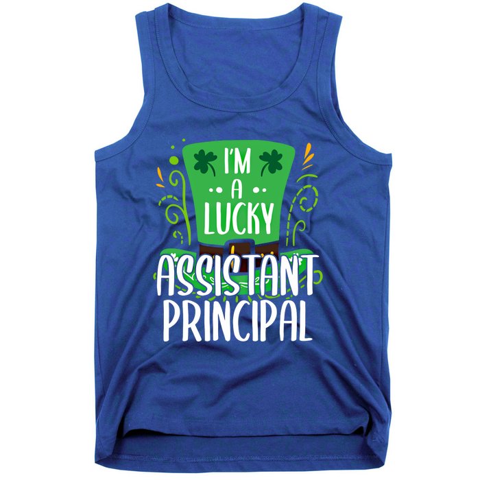 Lucky Assistant Principal St Paddys Day Assistant Principals Gift Tank Top