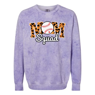 Loud And Proud Baseball Mom Squad Softball Mother Funny Gift Colorblast Crewneck Sweatshirt