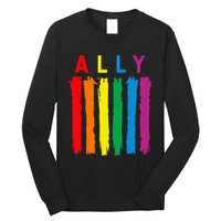 LGBT Ally Pride Rainbow Proud Ally Long Sleeve Shirt
