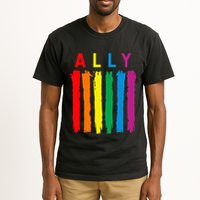 LGBT Ally Pride Rainbow Proud Ally Tall T-Shirt