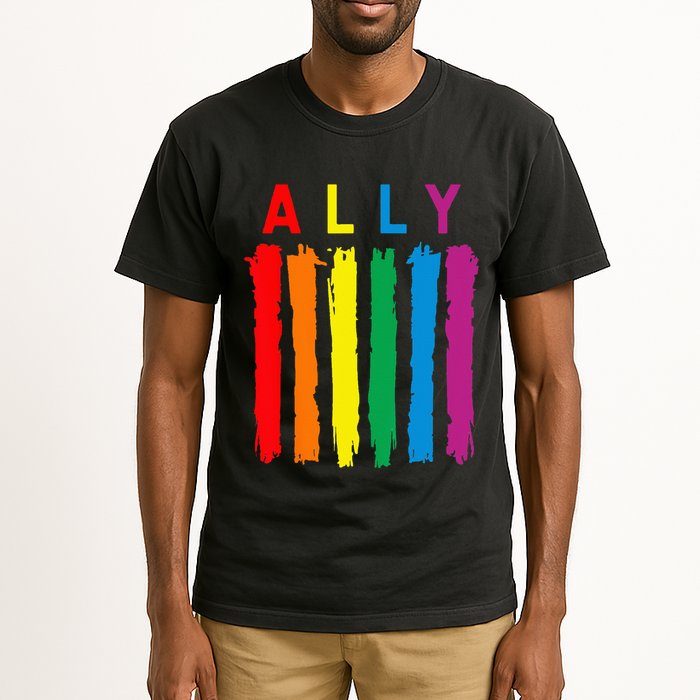 LGBT Ally Pride Rainbow Proud Ally Tall T-Shirt