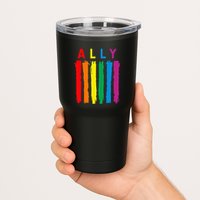 LGBT Ally Pride Rainbow Proud Ally Tumbler