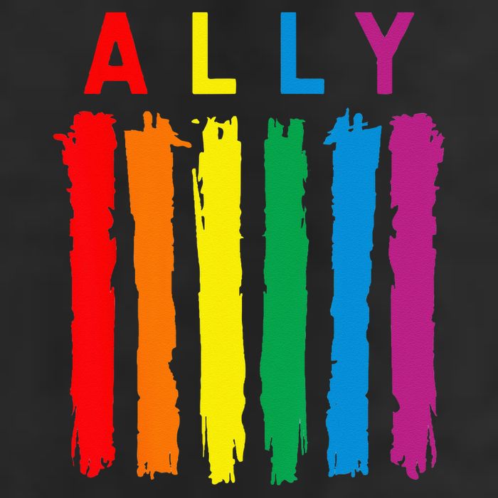 LGBT Ally Pride Rainbow Proud Ally Tumbler