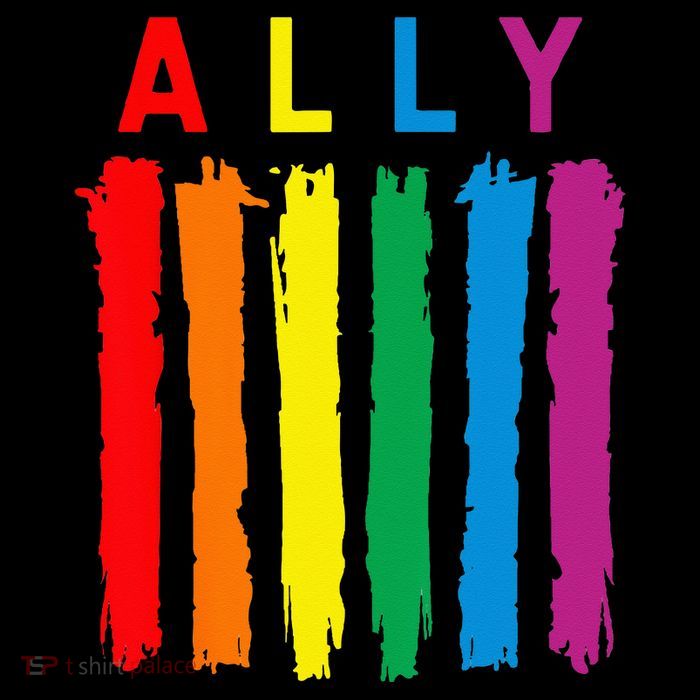 LGBT Ally Pride Rainbow Proud Ally Poster