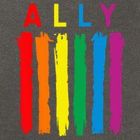 LGBT Ally Pride Rainbow Proud Ally Cotton Canvas Backpack