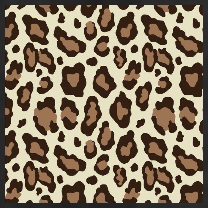 Leopard Animal Print Pattern Garment-Dyed Fleece Hoodie