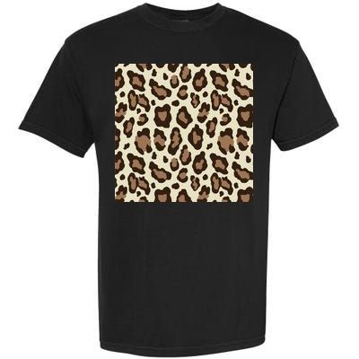 Leopard Animal Print Pattern Garment-Dyed Heavyweight T-Shirt