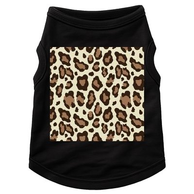 Leopard Animal Print Pattern Doggie Tank