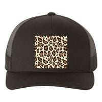 Leopard Animal Print Pattern Yupoong Adult 5-Panel Trucker Hat
