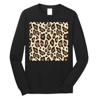 Leopard Animal Print Pattern Long Sleeve Shirt