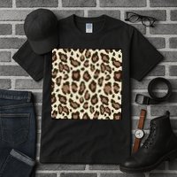 Leopard Animal Print Pattern Tall T-Shirt