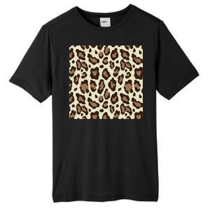 Leopard Animal Print Pattern Tall Fusion ChromaSoft Performance T-Shirt